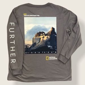 NEVER WORN National Geographic Long Sleeve Tee